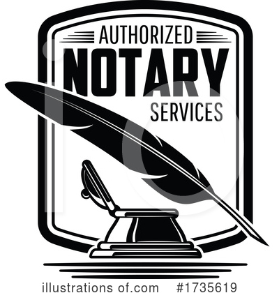 Royalty-Free (RF) Notary Clipart Illustration by Vector Tradition SM - Stock Sample #1735619
