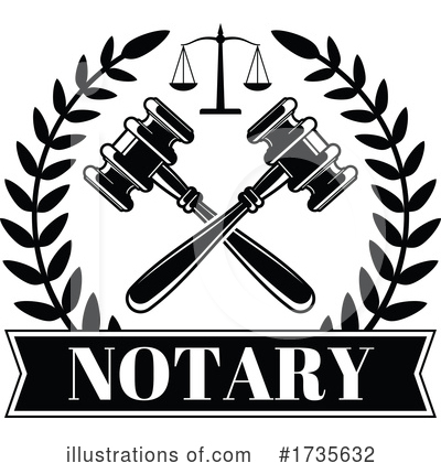 Royalty-Free (RF) Notary Clipart Illustration by Vector Tradition SM - Stock Sample #1735632