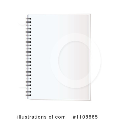 Royalty-Free (RF) Notebook Clipart Illustration by michaeltravers - Stock Sample #1108865