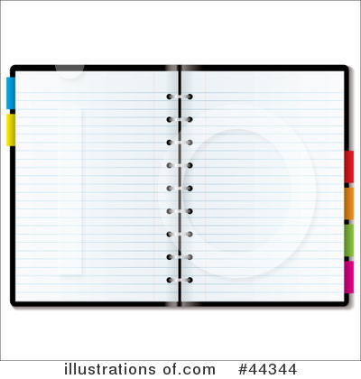 Notebook Clipart #44344 by michaeltravers