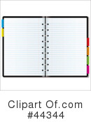 Notebook Clipart #44344 by michaeltravers
