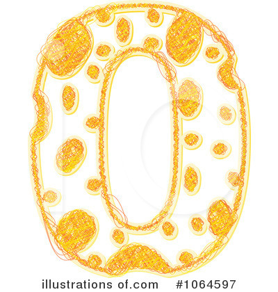 Royalty-Free (RF) Number 0 Clipart Illustration by Andrei Marincas - Stock Sample #1064597