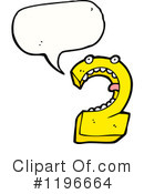 Number 2 Clipart #1196664 by lineartestpilot