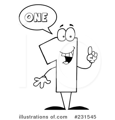 Number One Clipart #231545 by Hit Toon