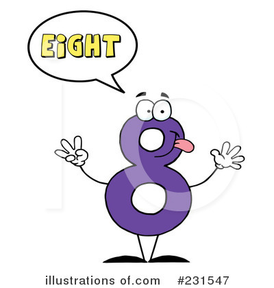 Eight Clipart #231547 by Hit Toon