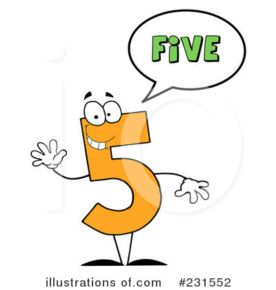 Five Clipart #231552 by Hit Toon