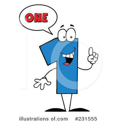 Number One Clipart #231555 by Hit Toon