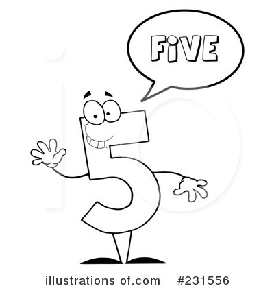 Number Character Clipart #231556 by Hit Toon
