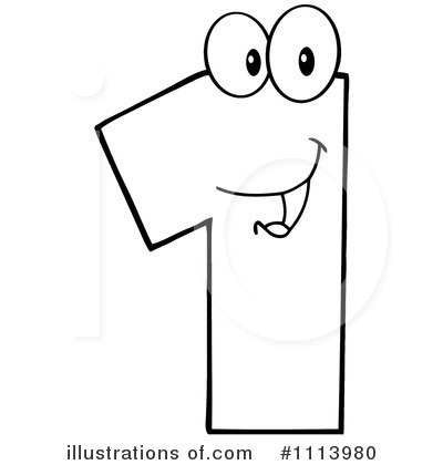 Royalty-Free (RF) Number Clipart Illustration by Hit Toon - Stock Sample #1113980