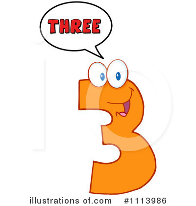 3 Clipart #1113986 by Hit Toon