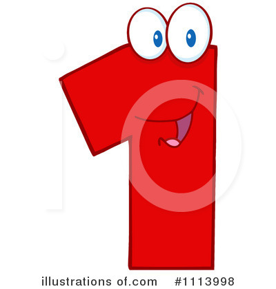 Number One Clipart #1113998 by Hit Toon