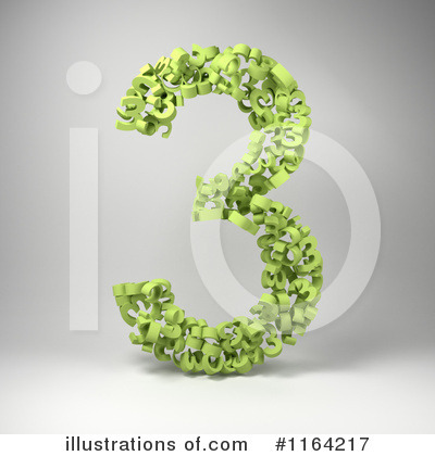 Royalty-Free (RF) Number Clipart Illustration by stockillustrations - Stock Sample #1164217