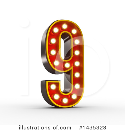 Royalty-Free (RF) Number Clipart Illustration by stockillustrations - Stock Sample #1435328