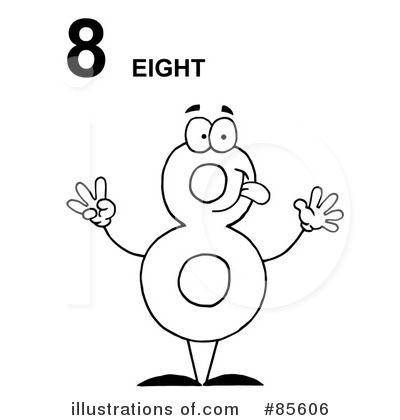 Eight Clipart #85606 by Hit Toon
