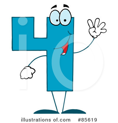 Royalty-Free (RF) Number Clipart Illustration by Hit Toon - Stock Sample #85619