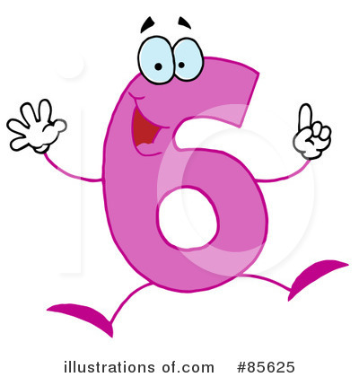 Six Clipart #85625 by Hit Toon