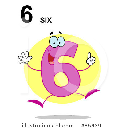 Six Clipart #85639 by Hit Toon