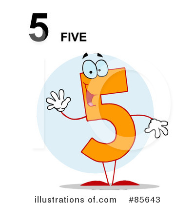Five Clipart #85643 by Hit Toon