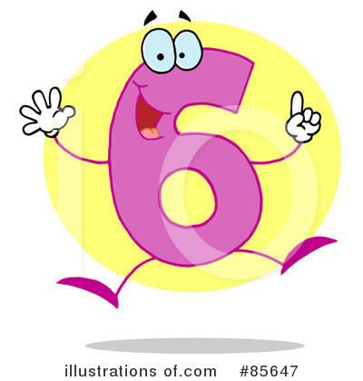 Six Clipart #85647 by Hit Toon