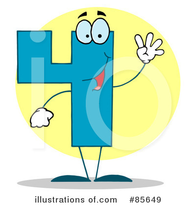 Number Four Clipart #85649 by Hit Toon