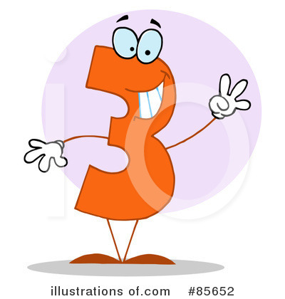 3 Clipart #85652 by Hit Toon