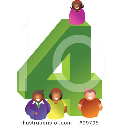 Royalty-Free (RF) Number Clipart Illustration by Prawny - Stock Sample #99705