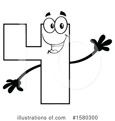 Number 4 Clipart #1580300 by Hit Toon
