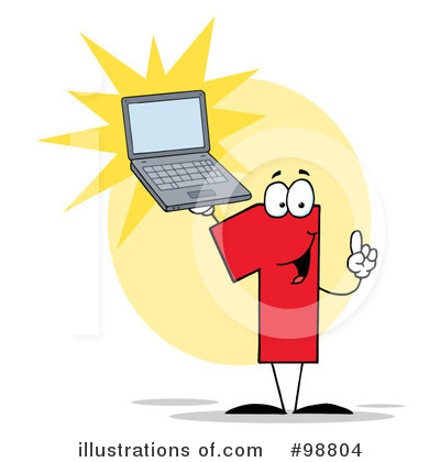 Laptop Clipart #98804 by Hit Toon