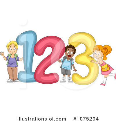Royalty-Free (RF) Numbers Clipart Illustration by BNP Design Studio - Stock Sample #1075294