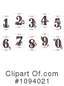 Numbers Clipart #1094021 by Vector Tradition SM