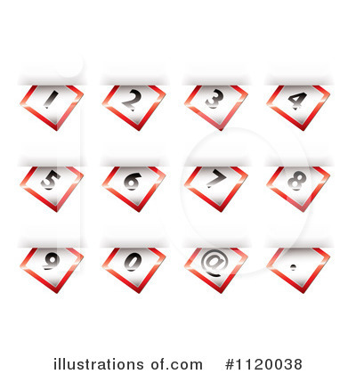 Royalty-Free (RF) Numbers Clipart Illustration by michaeltravers - Stock Sample #1120038