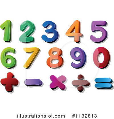 Numbers Clipart #1132813 - Illustration by Graphics RF