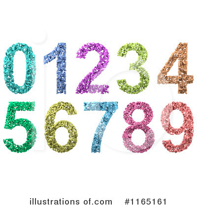 Royalty-Free (RF) Numbers Clipart Illustration by stockillustrations - Stock Sample #1165161