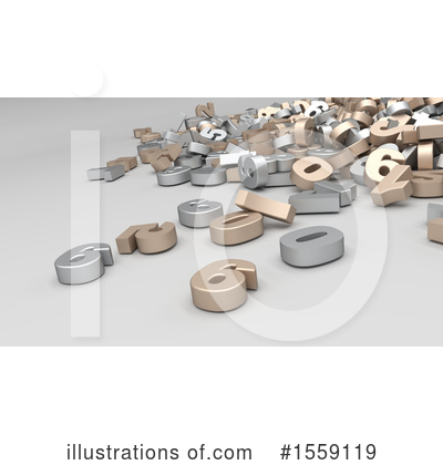 Royalty-Free (RF) Numbers Clipart Illustration by KJ Pargeter - Stock Sample #1559119