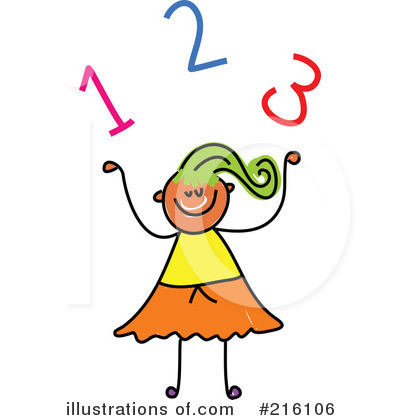 Royalty-Free (RF) Numbers Clipart Illustration by Prawny - Stock Sample #216106