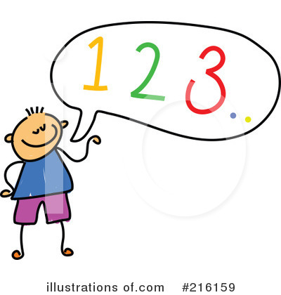Royalty-Free (RF) Numbers Clipart Illustration by Prawny - Stock Sample #216159