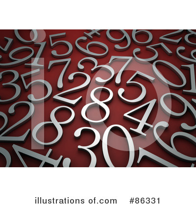 Royalty-Free (RF) Numbers Clipart Illustration by Mopic - Stock Sample #86331