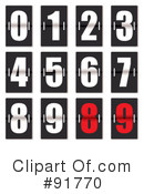 Numbers Clipart #91770 by michaeltravers