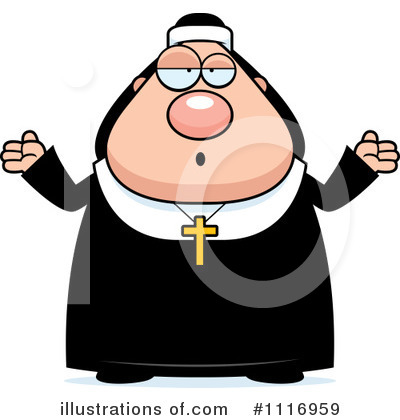 Royalty-Free (RF) Nun Clipart Illustration by Cory Thoman - Stock Sample #1116959