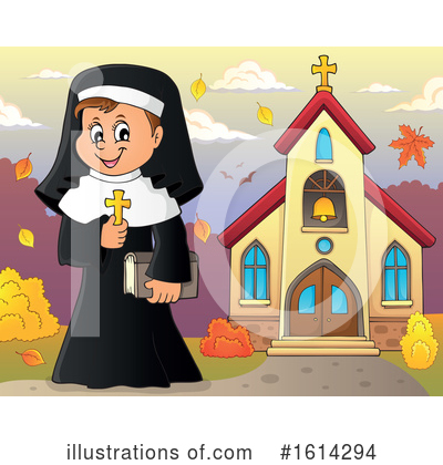 Nun Clipart #1614294 by visekart