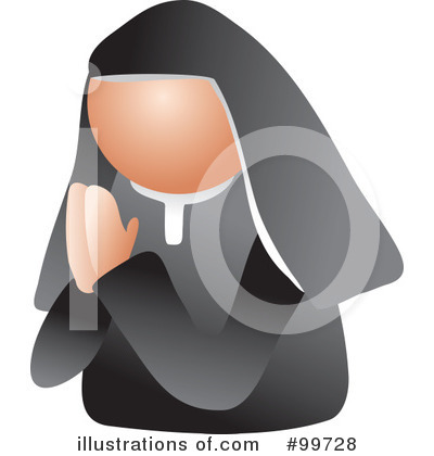Royalty-Free (RF) Nun Clipart Illustration by Prawny - Stock Sample #99728