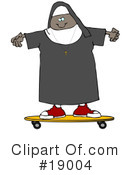 Nuns Clipart #19004 by djart