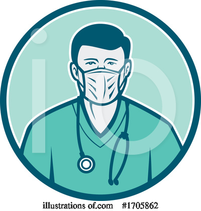 Royalty-Free (RF) Nurse Clipart Illustration by patrimonio - Stock Sample #1705862