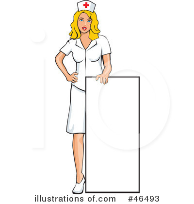 Royalty-Free (RF) Nurse Clipart Illustration by David Rey - Stock Sample #46493