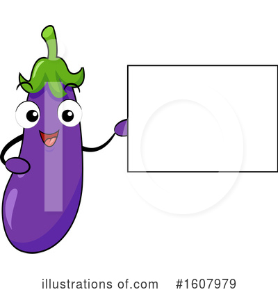 Eggplant Clipart #1607979 by BNP Design Studio