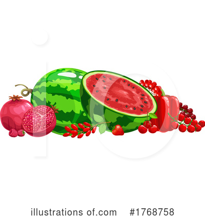 Strawberry Clipart #1768758 by Vector Tradition SM