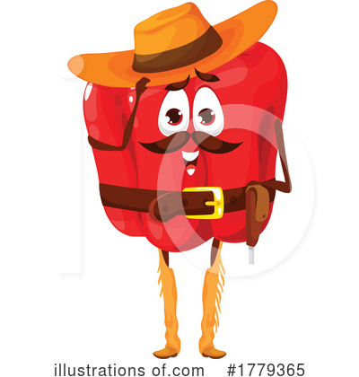 Cowboy Clipart #1779365 by Vector Tradition SM
