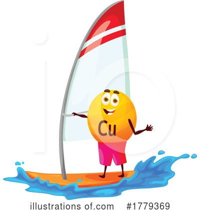 Windsurfing Clipart #1779369 by Vector Tradition SM