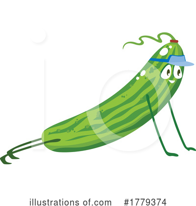 Cucumber Clipart #1779374 by Vector Tradition SM