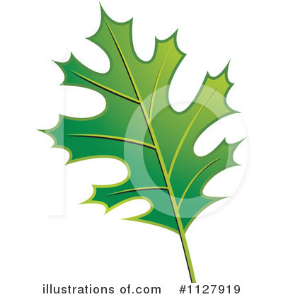 Royalty-Free (RF) Oak Leaf Clipart Illustration by Lal Perera - Stock Sample #1127919